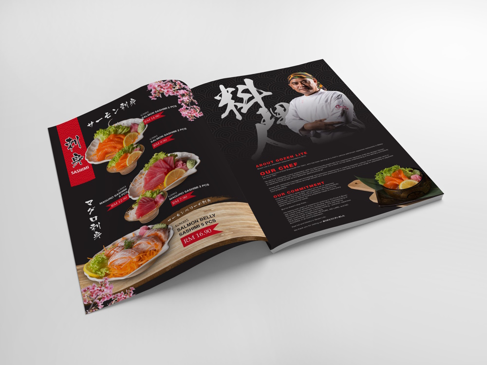 Gozen Menu Johor Bahru (JB) | Printing Services Johor Bahru (JB)